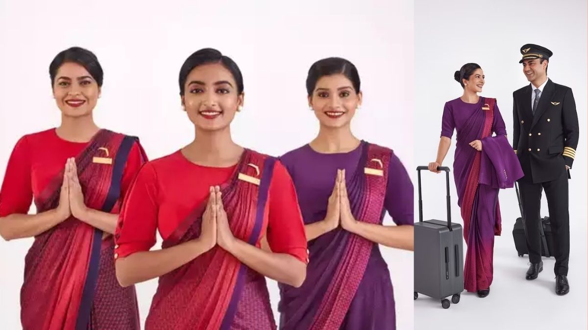 Air India Uniform ग्राहकांच्या सेवेत एअर इंडिया नव्या रुपात
